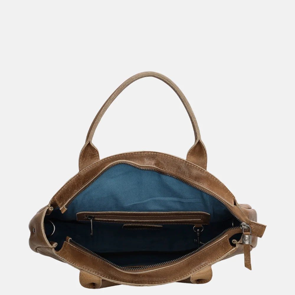 Micmacbags Cote Azur handtas sand 020323Bruin